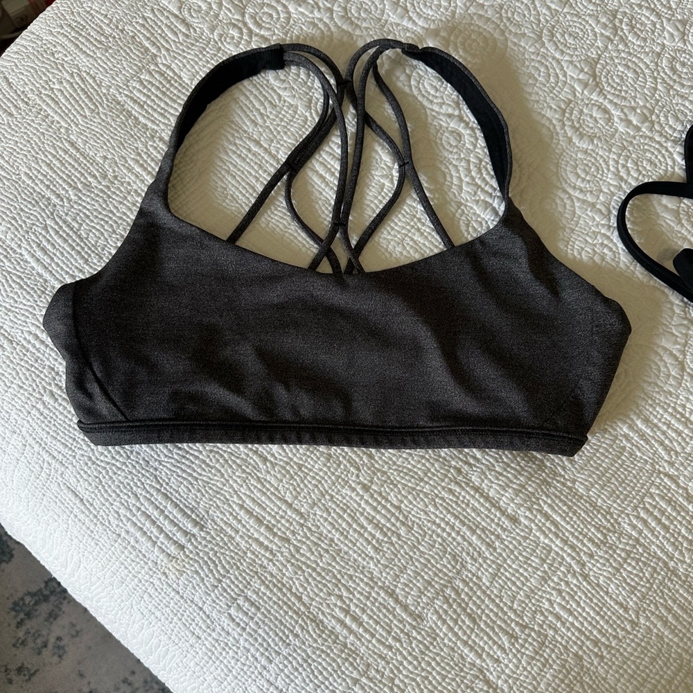 2 lululemon sport bra Bundle size 8 black one never use